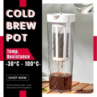 1100ML Cup Drip Cold Brew Iced Tea Coffee Maker Portable Bottle Pot Espresso Filter Airtight Seal LE