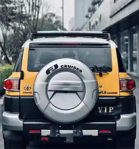 Rigid Tire Cover Blcak Fit for 2007-2022 Toyota FJ Cruiser Spare Tire Cover