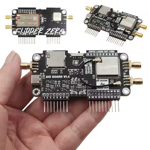 3 in1 Multiboard For Flipper Zero Expansion Board 2.4G Module NRF Mousejacker WiFi NRF24+ESP32 Expan