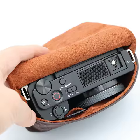 Camera Storage Bag Portable Camera Bag Case Storage Pouch Inner 11*7*4cm for So-ny ZV1 ZVE10 Body fo