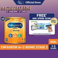 [Bundle of 6] Enfagrow A+ Pro C-Biome Stage 3 (800g)