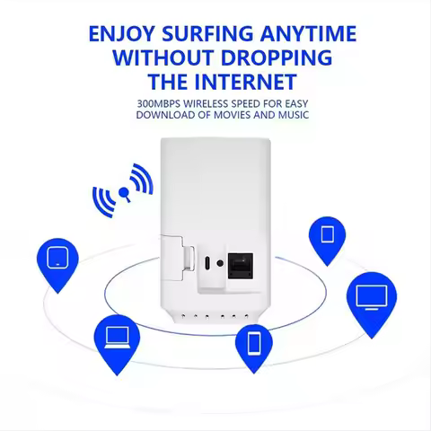 (A91P] Wireless 4G 5G Wifi CPE Router with SIM Card Slot Smart LTE Wifi 6 Router 1 Network Port Wifi