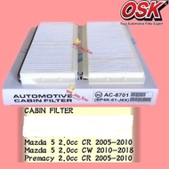 OSK AC-8701 CABIN FILTER  BIANTE , MAZDA 5 CR , MAZDA PREMACY CR, BP4K-61-J6X AIRCOND FILTER