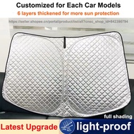 Car Front Windshield Sunshade for Nissan NV200 Car Size 100% Custom-Fit Car Window Sunshade