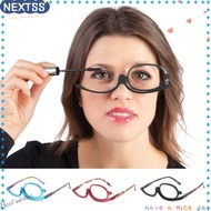 NEXTSS Rotating Makeup Reading Glasses, Vision Care +1.50~+4.0 Diopter Folding Eyeglasses, Portable 