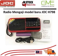 FREE 30 Juzuk Surah Al-Quran Original JOC Radio H798 Rechargeable USB and micro SD Slot Mini Digital