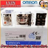 [Omron Original & New] Omron Relay Ly2N 10A 8 Legs 8 Pin 220-240V Ac220-240 220-240Vac 220/240Vac ||