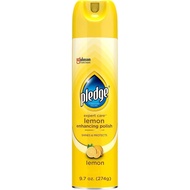 Pledge Enhancing Polish, Furniture & Wood Spray, Lemon Scent, 9.7oz