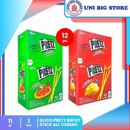 Glico Pretz Biscuit Stick Original Pizza 11 gr 12 pcs Box