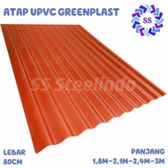 ATAP GELOMBANG ASBES UPVC GO GREEN PLAST 🤳 🤳