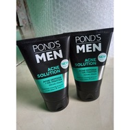 Ponds Men Acne Solution 100g Pond Wash Face Wash Ponds