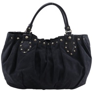 กระเป๋าถือ Gucci Studded Tote Bag รุ่น 203626 GG Canvas สีดำ สะพายไหล่/ถือ ขนาด A4 ปิดด้วยแม่เหล็ก ป