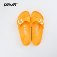 Devo ลำลอง แฟชั่น Eva สายเดี่ยว กันลื่น สบาย เรียบง่าย รองเท้าแตะสําหรับการเดินทางในวันหยุดชายหาด น้
