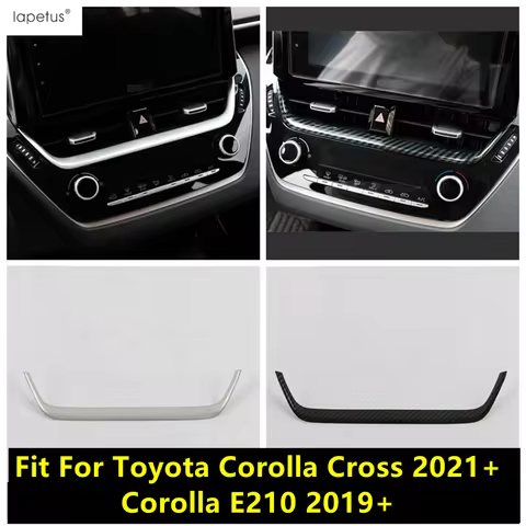 Car Navigation Panel Strip Air AC Vent Outlet Cover Trim Accessories For Toyota Corolla E210 2019 + 