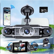 4 Channel Dash Cam for Cars 4*1080P WIFI 360 Degree Video Recorder Rear View Camera Car DVR Car Came