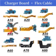 USB Charging Port Dock Board Connector Main Motherboard Flex Cable Samsung A50 A20 A30 A40 A10 A70