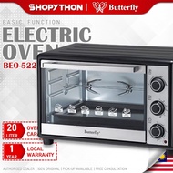 BUTTERFLY Electric Oven BEO-5221 (20L/1380W) Ketuhar Elektrik Rumah Dapur Murah Baking Tray Wire Rack Kek Roti Biskut