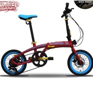 Folding Bike 16 inch frame alloy family maximo piegare cyclo TX 7 3.0 Can For Adults And Children 8 speed Disc Brake high quality new