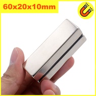 Nam châm siêu mạnh 60x20x10mm loại nam châm đất hiếm N42