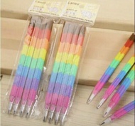 [SG Stock] 20 Qty Stackable Brick Pencil | Rainbow Pencil | Children Day Gifts | Birthday Goodie Bag Gift | Stationery Wholesale | Pencil Wholesale | School Supplies Wholesale | Children's Day Gifts |  Gifts for Birthday Goodie Bags