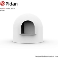 pidan Igloo Cat Litter Box Enclosure with lid, High Dome Covered Litter Box House with Modern Minima