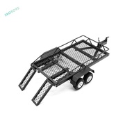 Black RC Car Metal Hitch Mount Trailer Upgrade Parts Accessories for 1/24 RC Trx4m Scx24 Fms24 FMS18