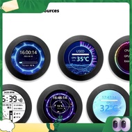 berg2.1inch CPU/GPU Cooler Round LCD Display, AIO Computer Temp Monitor for Water Cooling Systems, P