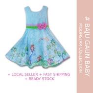 Kids Lovely Cute SOFIA Dress FROZEN lace dress tutu Gaun Princess Dresses / Gaun Frozen Girls / Baju