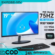 EXPOSE LED Computer Monitor With Speaker 1080P 75HZ Gaming Monitor (19")
