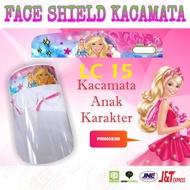 Face Shield Kacamata Orbit Princess Karakter Anak SNI