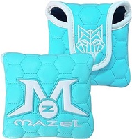 MAZEL Embroidered Golf Putter Head Cover Magnetic Closure Mallet /Blade Putter Headcover for Taylormade Odyssey Titleist Scotty Cameron Callaway Ping