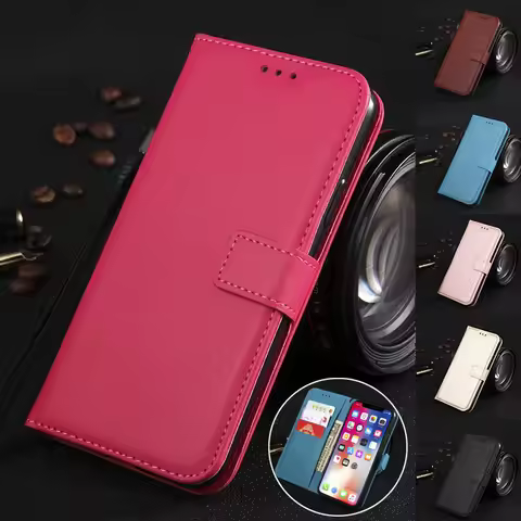 Leather Flip Wallet Case For Samsung Galaxy Note 3 4 5 8 9 10 20 Plus Ultra Lite A3 A5 2016 2017 A31