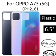 For OPPO A73 5G CPH2161 Battery Back Rear Cover Door Housing Battery Back Cover Replacement