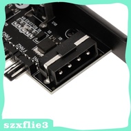 [Shasha] 6 Way 3-Pin 4Pin Pci Cooling Fan Speed Controller Pc Case Fan