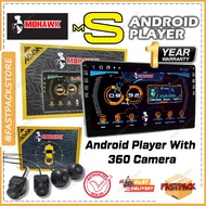 Mohawk MS Series 100% Original Car Android Player With 3D 360 Reverse Camera Car Android Player Kereta Entertainment Plu