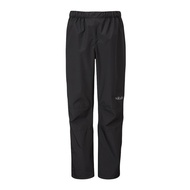 R RAB Uk Downpour Eco FZ Pants Women's Breathable Waterproof Full Open Zipper Trousers Rain Black QW