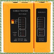 (FUZM) Network Cable Tester Test Tool RJ45 RJ11 RJ12 CAT5 CAT6 UTP USB LAN Wire Ethernet Cable Tester(Battery Not Included)
