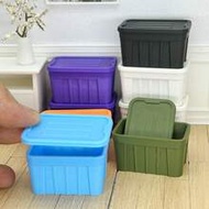 Miniature House Storage Box, Miniature Model Food Storage Box, Realistic Miniature Turnover Box With