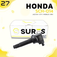 คอยล์จุดระเบิด HONDA JAZZ GK / CITY GM6 / MOBILIO / BRV / L15 ปี 2014-Now ตรงรุ่น 100% - SCH-014 -