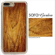 【Sara Garden】客製化 軟殼 蘋果 iPhone 6plus 6SPlus i6+ i6s+ 手機殼 保護套 全包邊 掛繩孔 胡桃木木紋