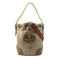 GUCCI 塗層帆布Neo Vintage GG Supreme Backpack金扣肩背袋/背包