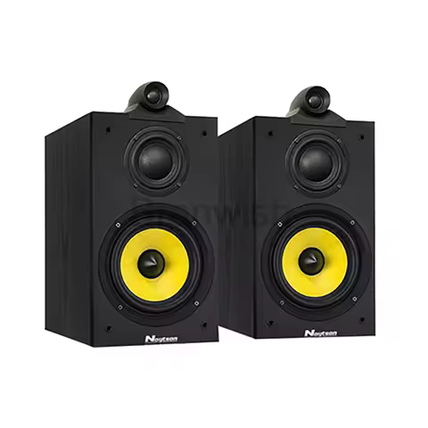 6.5 inch Bookshelf Speakers 35-80W High-Power Sound Box 2.0 3-Way Hifi Audio Passive Enthusiast Spea