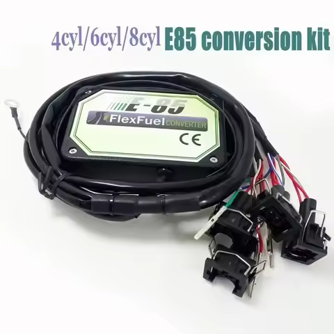 4cyl E85 Conversion Kit Flex Fuel Ethanol Alternative Fuel with Cold Start Asst. Connectors Availabl