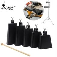 SLADE 4 / 5 / 6 / 7 / 8 Inch Metal Cowbells Cow Bell with Drumstick Hand Percussion Cowbell Percussi