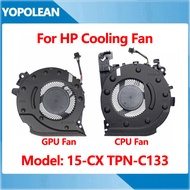 Laptop CPU GPU Cooling Fan For HP 15-CX 15-CX0068TX TPN-C133 Cooler