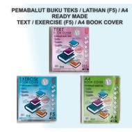 PEMABLUT BUKU TEKS | Book Cover(1pkt/10pcs)/ F5 Exercise Book / 255mm Text Book / A4 Book | PEMBALUT