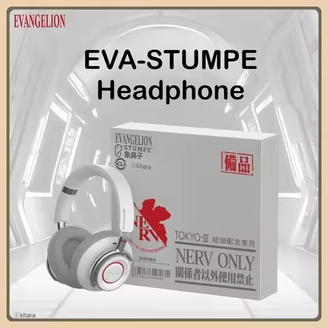 STUMPE EVA Series Headset Wireless Bluetooth Earphones Button New Century Evangelion Ergonomics Nois