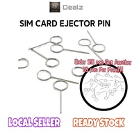 Stainless Steel Mobile SIM Card Ejector Pin Suitable For Smartphone Tablet Modem