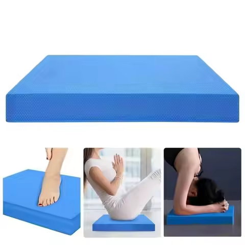 Portable TPE Yoga Balance Mat Thicken Multi-functional Fitness Exercise Mat Non-Slip Yoga Cushion Fo