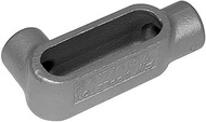 O-Z/Gedney LL57 FM7 Conduit Body, Type LL, 1-1/2" Hub Size, Grayloy-Iron